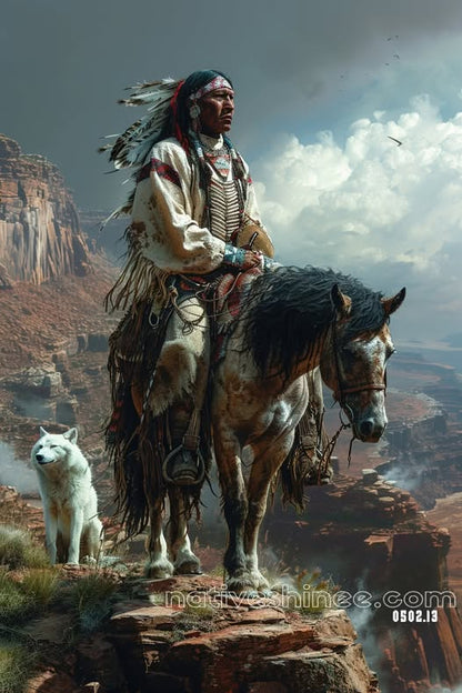 The Guardian of the Canyon Canvas