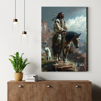 The Guardian of the Canyon Canvas