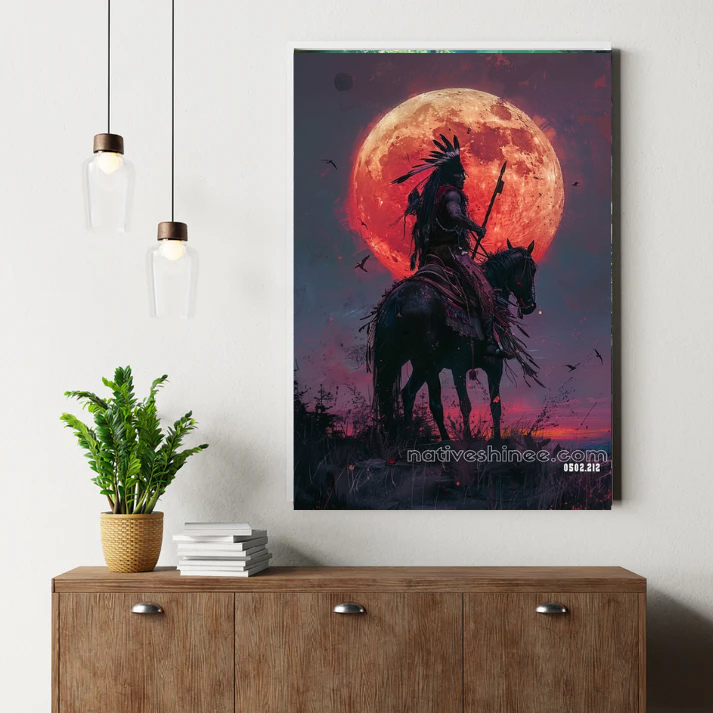 Hunter of the Winter Dawn Canvas