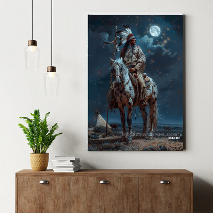 Guardian of the Moonlit Plains Canvas