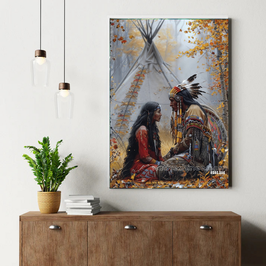 Whispers of the Autumn Camp Canvas