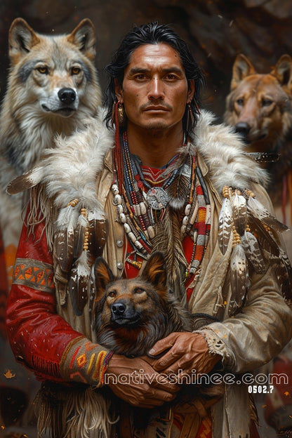 Wolf Pack Guardian Canvas