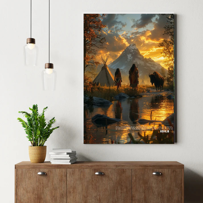 Walk of the Ancestors Canvas