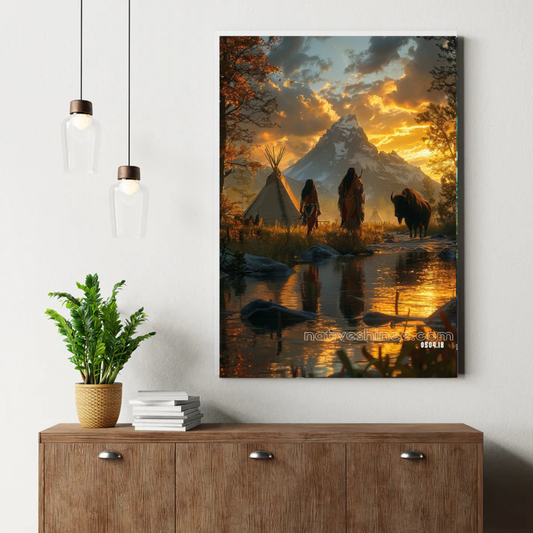Walk of the Ancestors Canvas