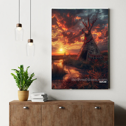 River Dance Elder Canvas