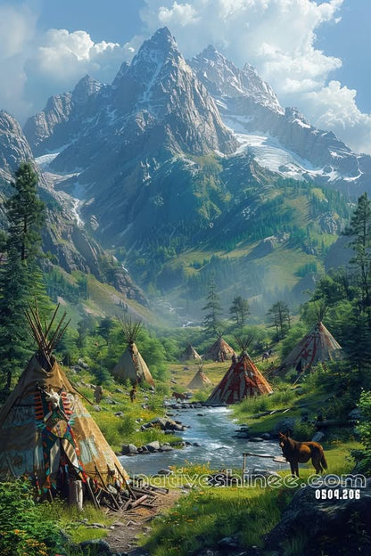 Rock Shield Warrior Canvas