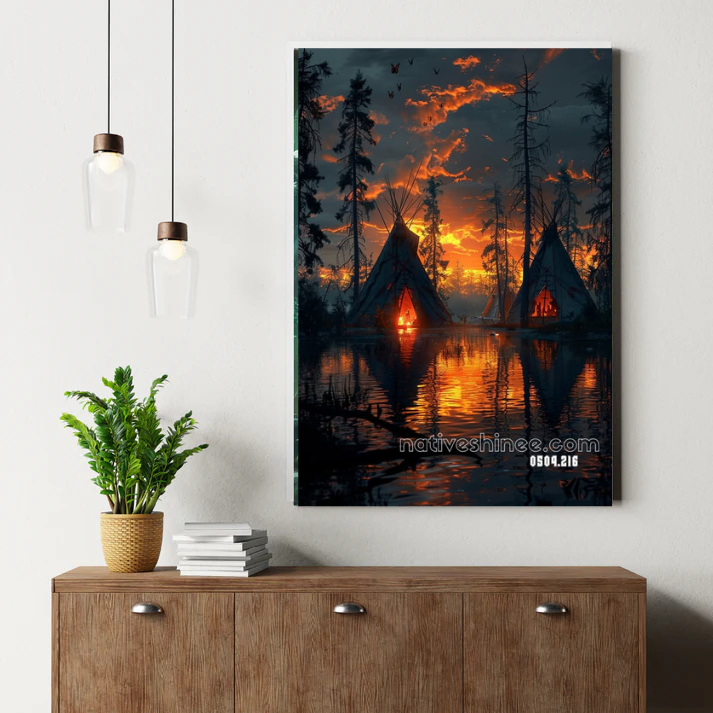 Fires of the Setting Sun Canvas