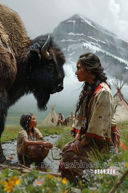 Spirit of the Buffalo Plains Canvas