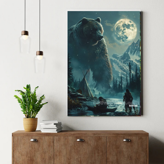 Lunar Stream Ritual Canvas