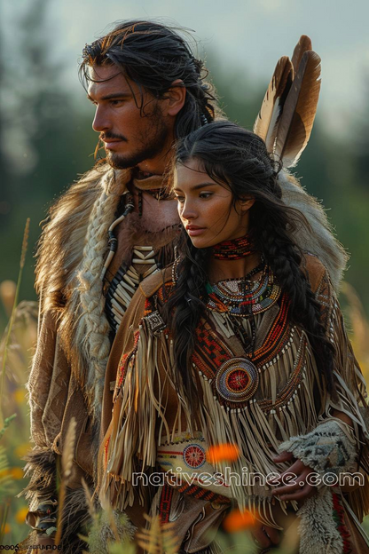 Native American Love Story Native American Canvas