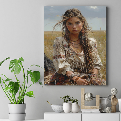 Beauty in the Heartland Native American Canvas