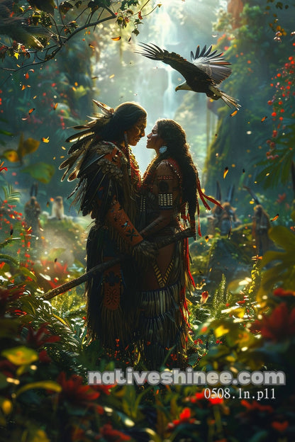 Eagle's Enchanted Embrace Canvas