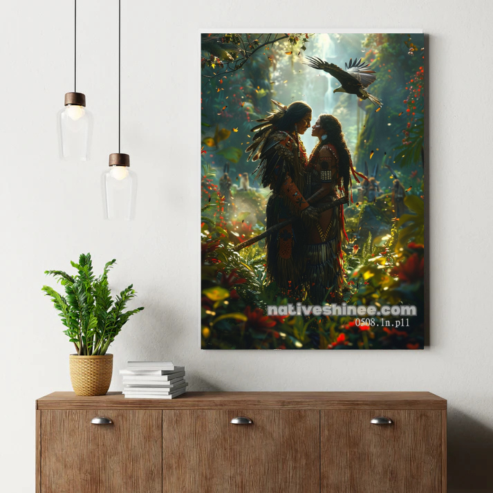 Eagle's Enchanted Embrace Canvas