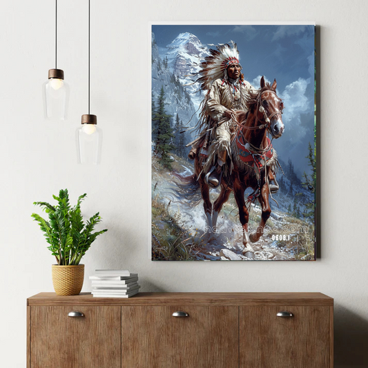 Dawn Prayer by the Lotus Pond Canvas