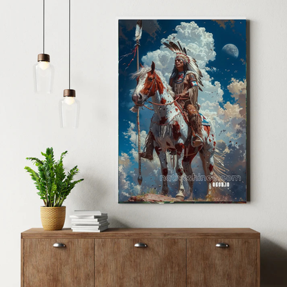 Warrior of the Sky Canvas