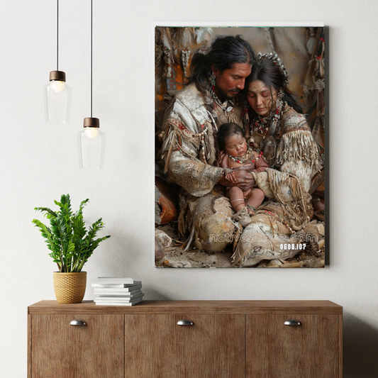 Embrace of the Tribe Canvas