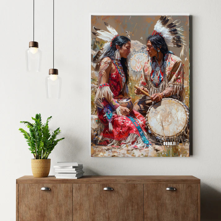 Midnight Sentinel of the Pines Canvas