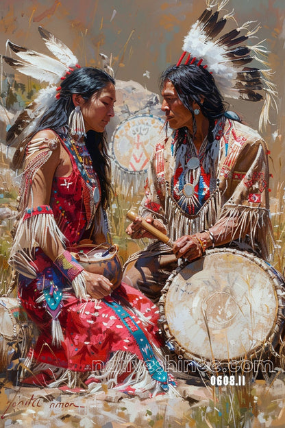 Midnight Sentinel of the Pines Canvas