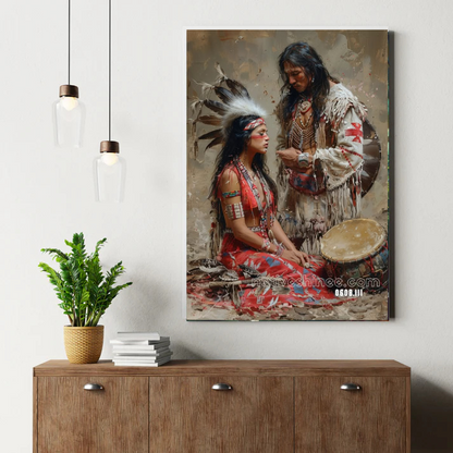 Starlit Plains Journey Canvas