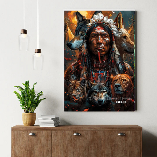 Noonday Mountain Spirit Canvas