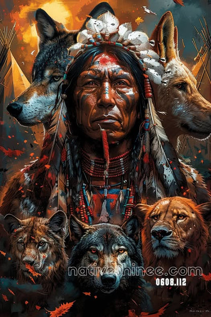 Noonday Mountain Spirit Canvas