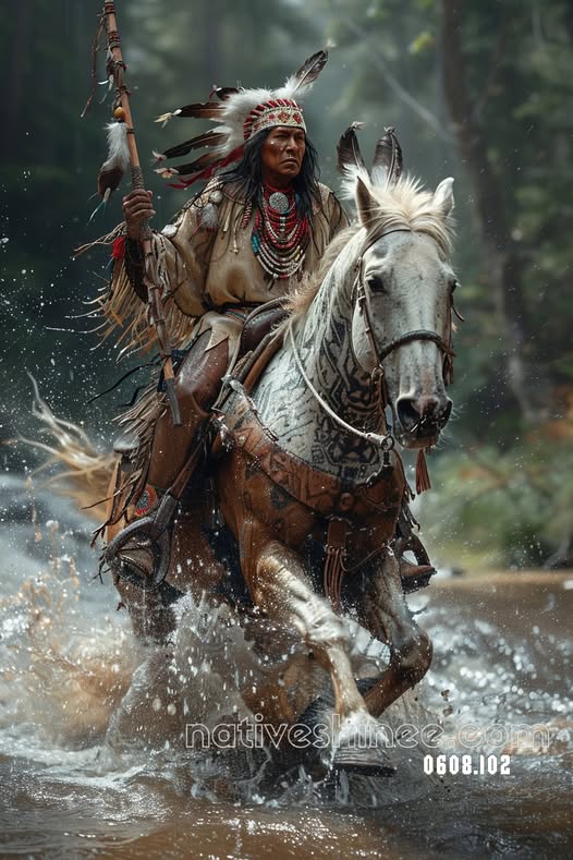 River Spirit Charge Canvas