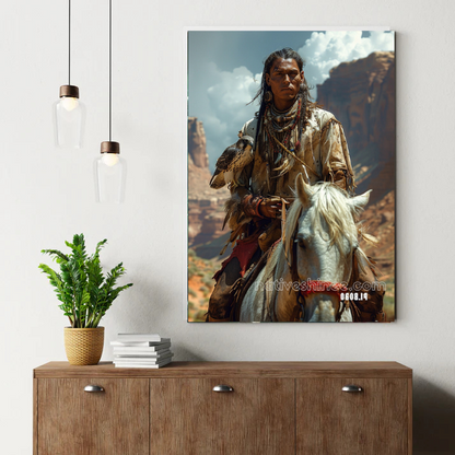 Eagle Rider of the Canyons Canvas