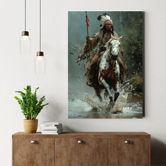 Storm Rider of the Plains Canvas