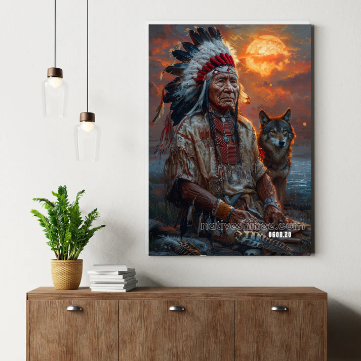 Noon Prayer in the Sunlit Grove Canvas