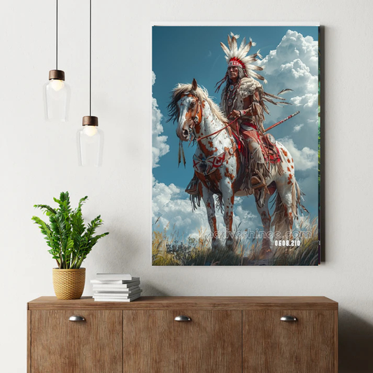 Spirit Rider of the Skies Canvas