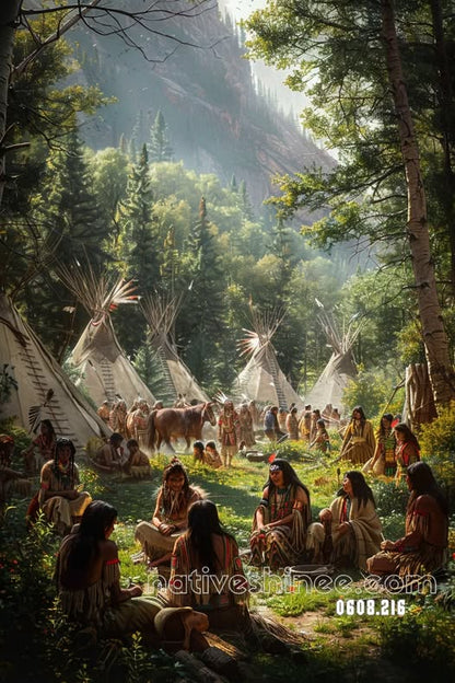 Circle of the People Canvas