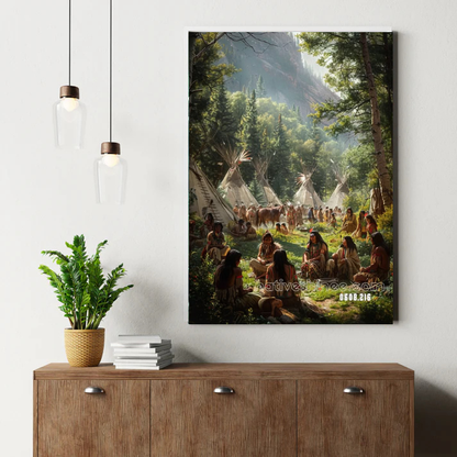 Circle of the People Canvas