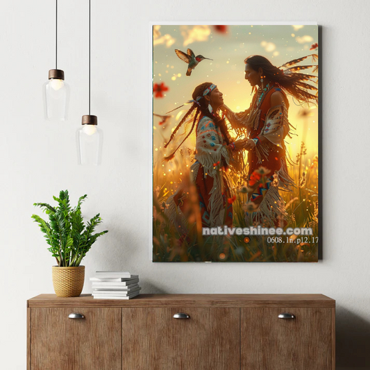 Whispers of the Hummingbird Canvas
