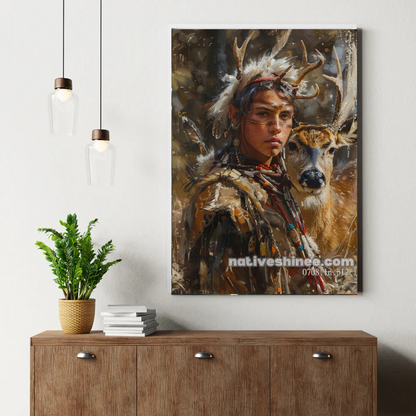 Guardian of the Stag Canvas