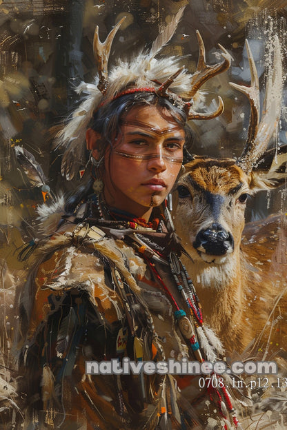 Guardian of the Stag Canvas