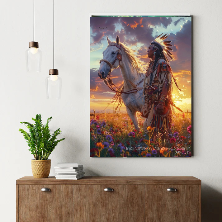 Sunset Warrior Canvas