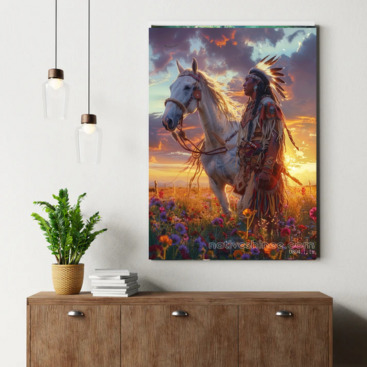 Sunset Warrior Canvas