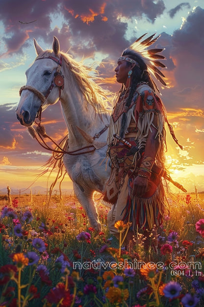 Sunset Warrior Canvas