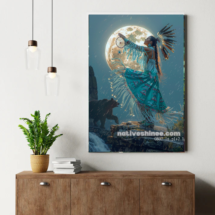 Sun-Blessed Desert Elder Canvas