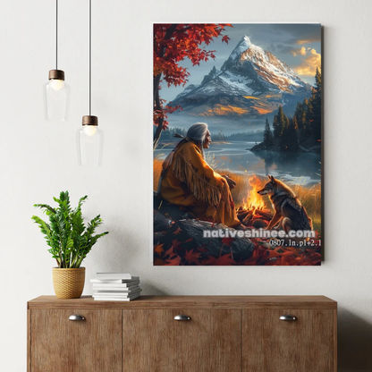 The Fire of Companionship Canvas