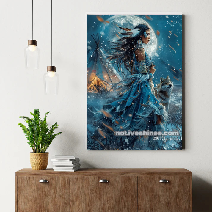 Spirit of the Winter Moon Canvas