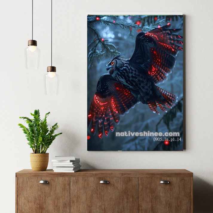 Mystic Owl of the Night Canvas