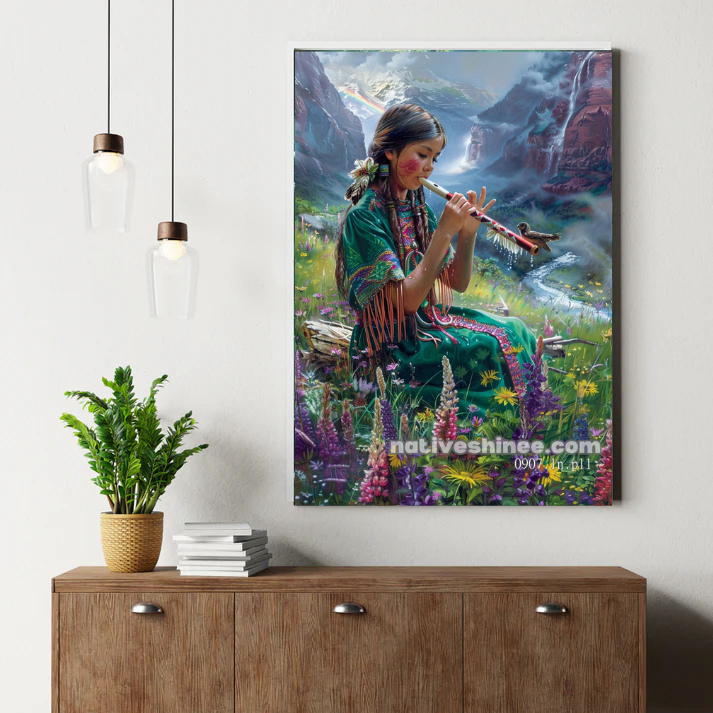 Morning Lotus Prayer Canvas