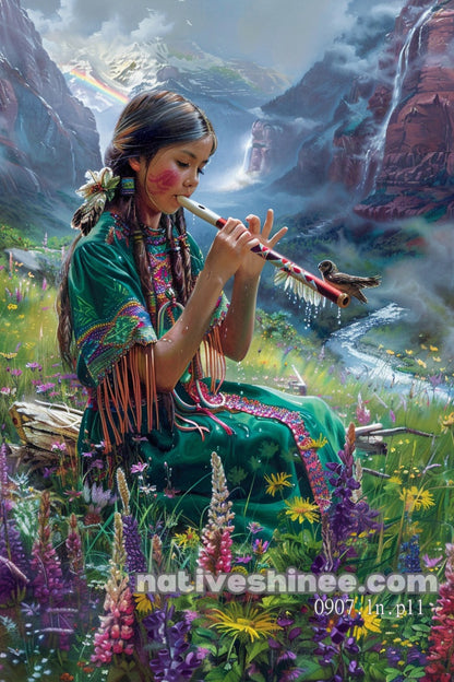 Morning Lotus Prayer Canvas