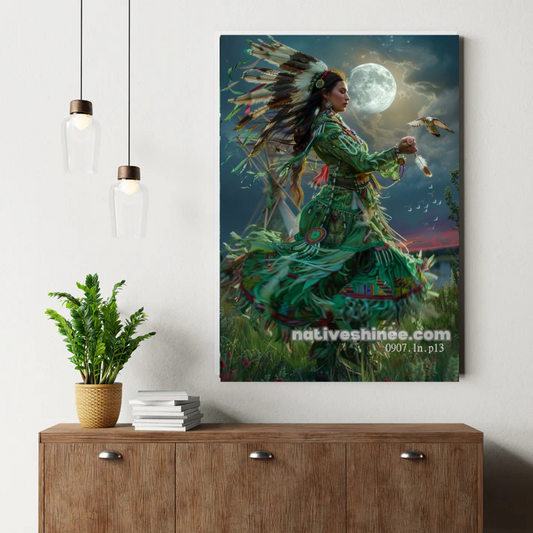 Live Lotus Prayer Canvas