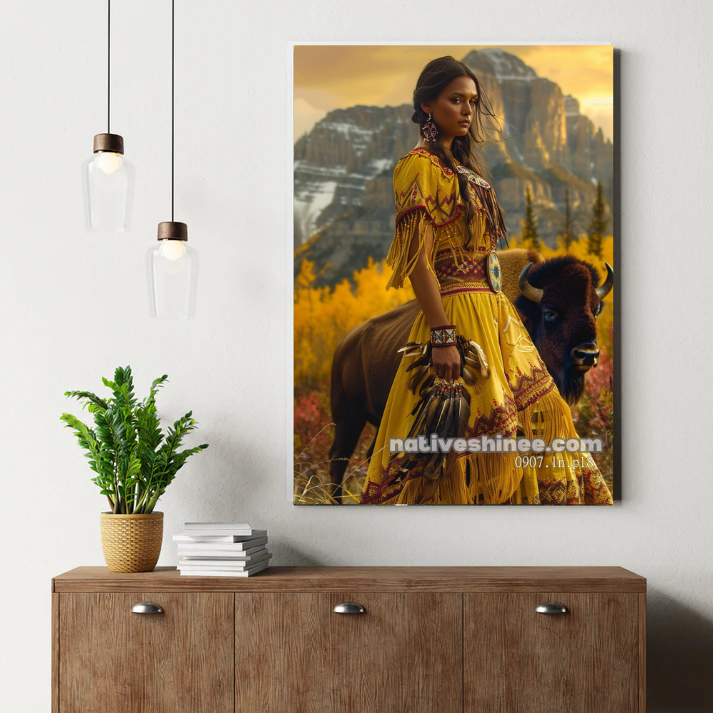 Desert Moonlight Vigil Canvas