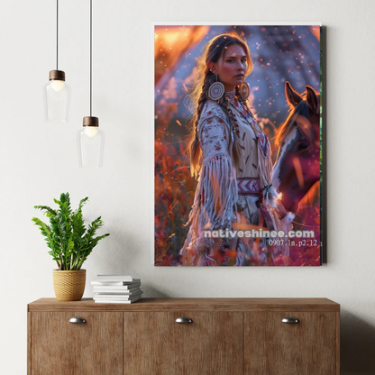 Daughter of the Setting Sun Canvas