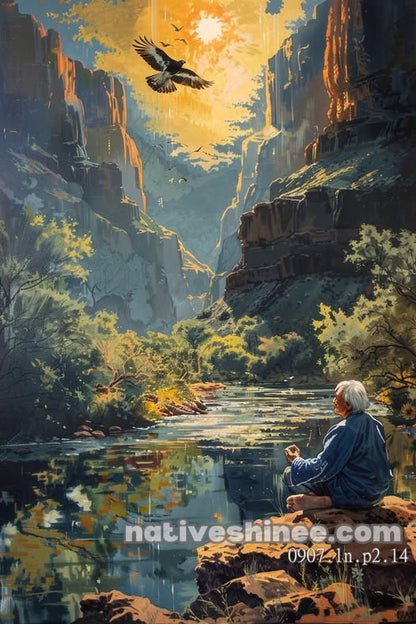 Whispers of the Canyon Spirit Canvas