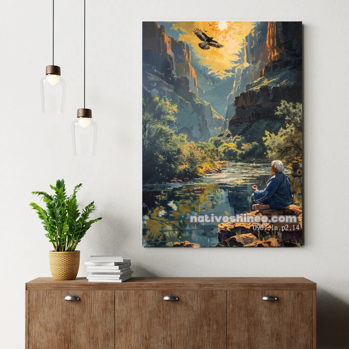Whispers of the Canyon Spirit Canvas