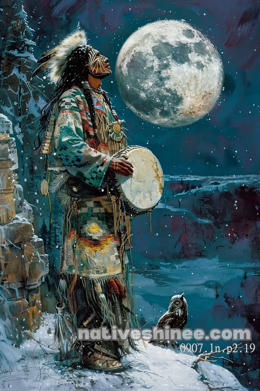 The Spirit Drummer Canvas